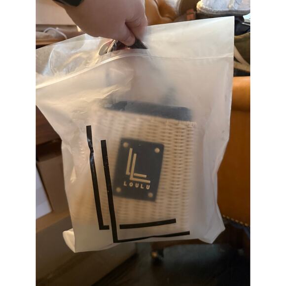 Loulu Handbag Purse Mini Wicker Handle Strap Crossbody Strap NWT - Picture 4 of 4